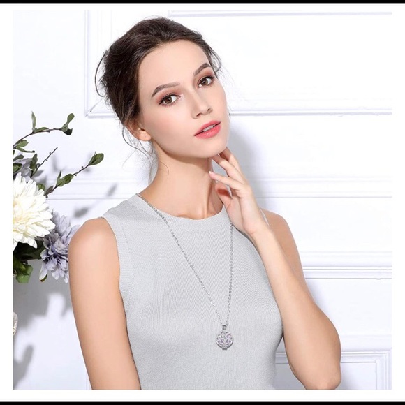 EUDORA Silver Diffuser Lock-It Necklace. - Picture 3 of 3